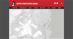 Desktop Screenshot of bostonterrierrescuecanada.com